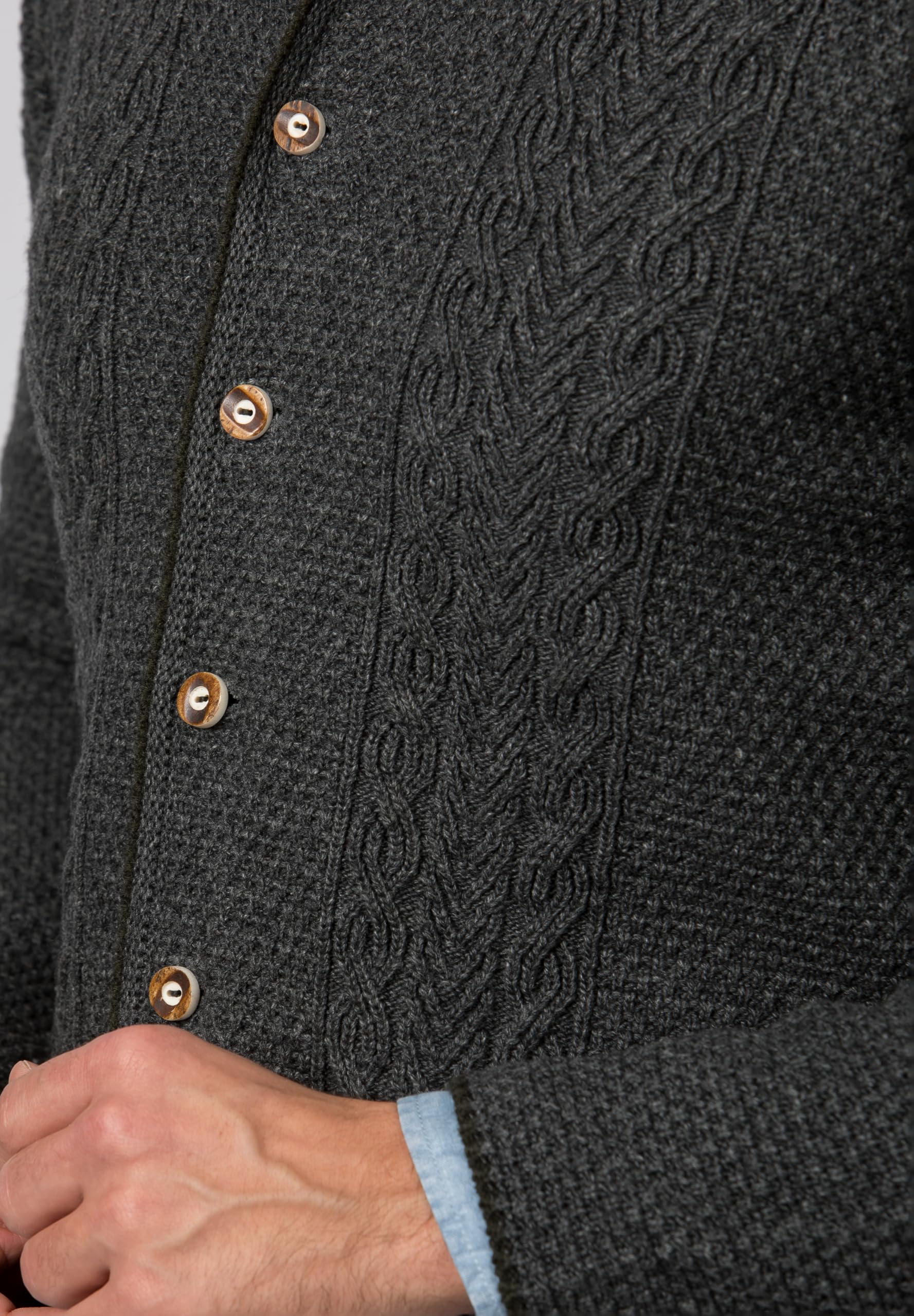 Bergfeuer Herren Trachtenjanker Caselli Strickjacke (1er Pack)