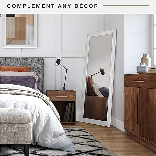 Miniatura 8 de MCS Ezra - Espejo de pared, grano de madera natural, 34.66 x 44.66 pulgadas