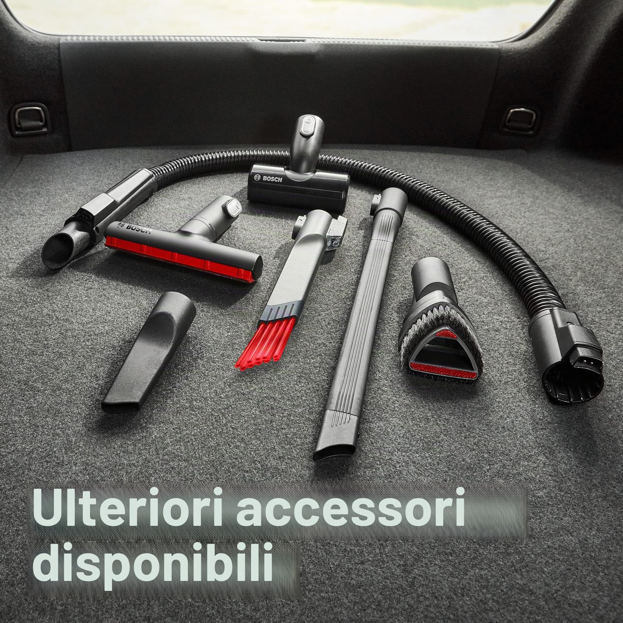 Bosch Bocchetta morbida per pavimenti duri con illuminazione a LED, adatta per aspirapolvere a batteria Unlimited 6, 7 e 8, ideale per parquet e piastrelle, pulizia delicata, accessori originali,