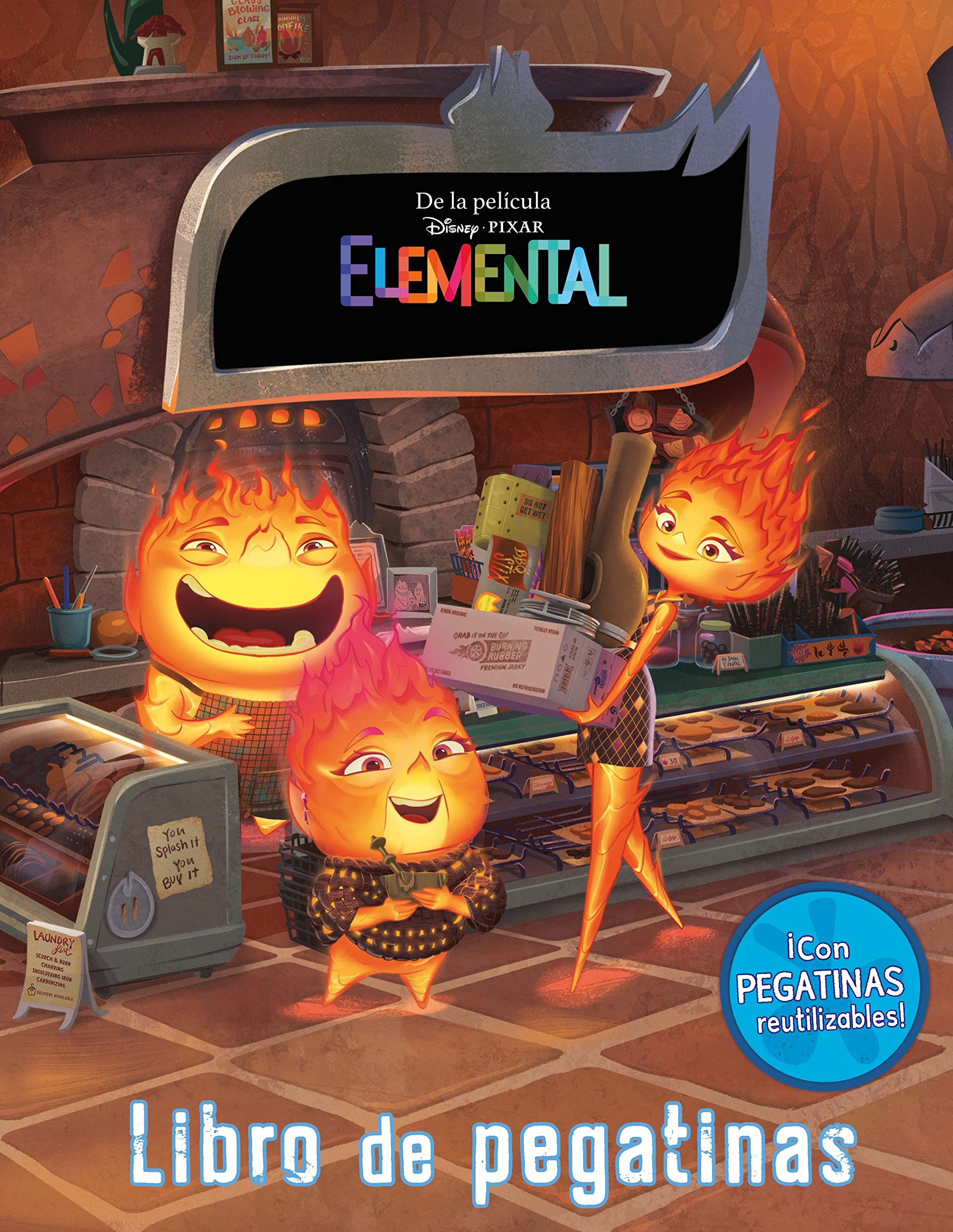 Elemental. Libro de pegatinas: Con pegatinas reutilizables