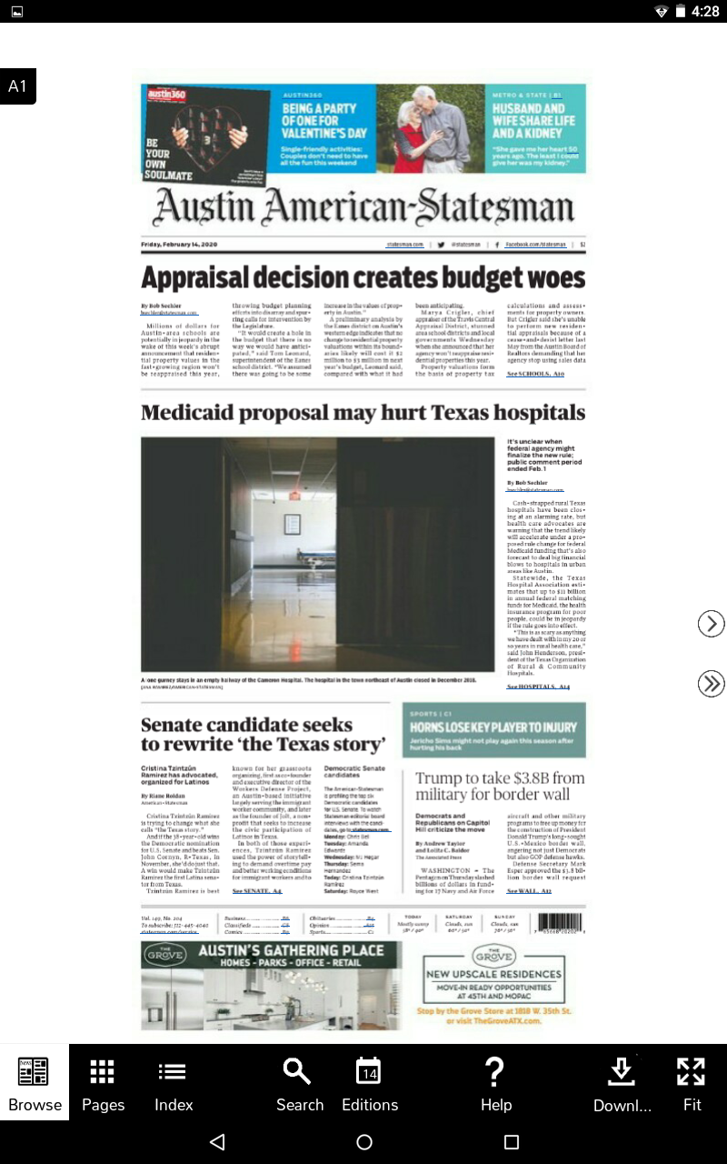 Statesman ePaper App on Amazon Appstore