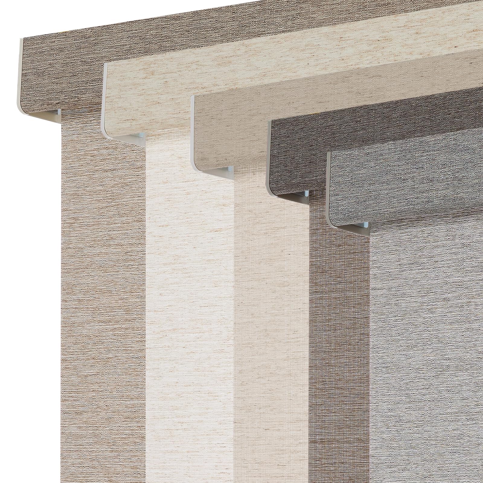 Persilux Light Filtering Roller Shades for Window Blinds,Cordless,Linen Fabric,Thermal Insulated Fabric UV Protection Shades for Home,Office,Bedroom,Door,Light Filtering-Grey,34" W X 64" H