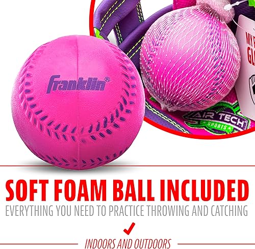 Miniatura 3 de Guante de béisbol Franklin Sports Air Tech con pelota - Béisbol para niños - Espuma Air Tech suave