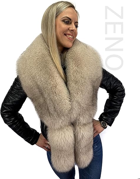 fur scarf amazon