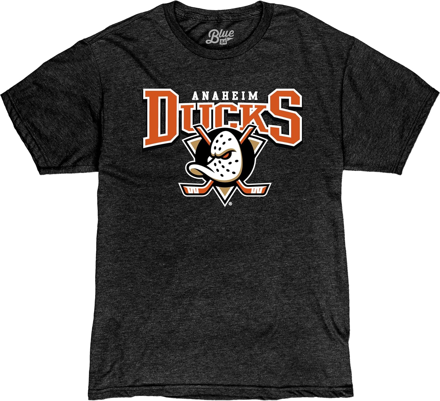 Blue 84 NHL Unisex-Adult NHL Officially Licensed T-Shirt Heathered Black - Image 2