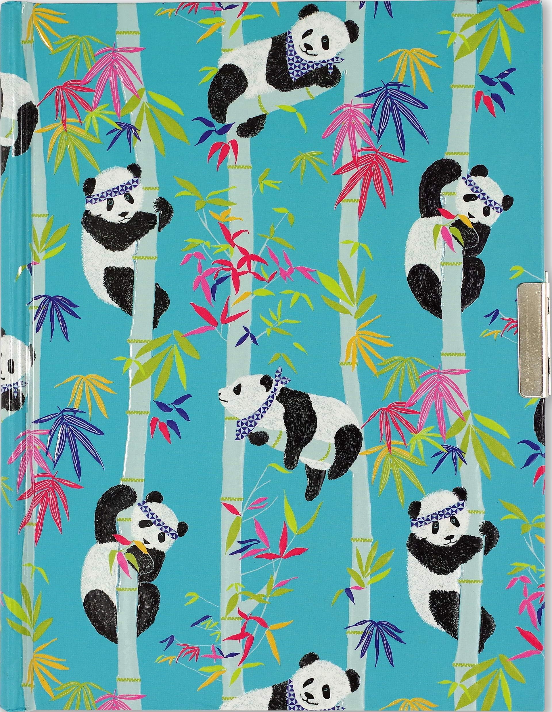 Peter Pauper Press Pandas Locking Journal (Diary, Notebook)