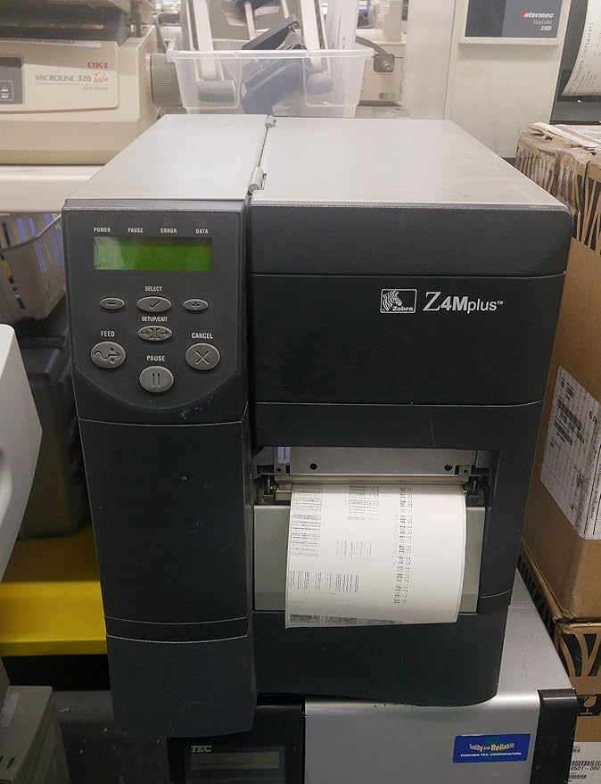 Amazon.co.jp ZEBRA Z4M Plus Z4M0020010000 Z4M+ 203dpi 熱転写バーコードタグ