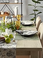 Vista 16 de DII PVC Tabletop Collection Placemat Set, Wedge, 13x20, Gray, 6 Piece