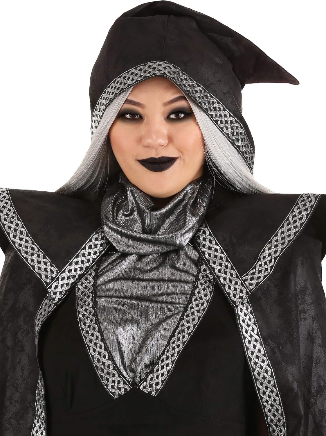 Fun Costumes Plus Size Urban Warlock Costume for Women, Dark Wizard Costume for Sorcerer Dress-Up, Gothic Parties & Halloween