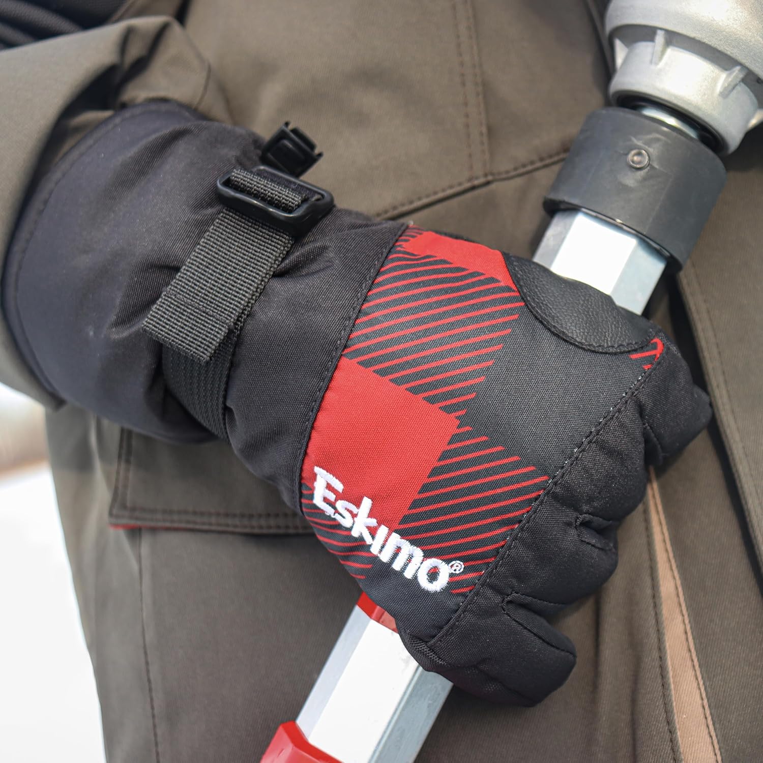 Eskimo 41635 Keeper™ Youth Glove, Gloves, Youth, Black/Plaid