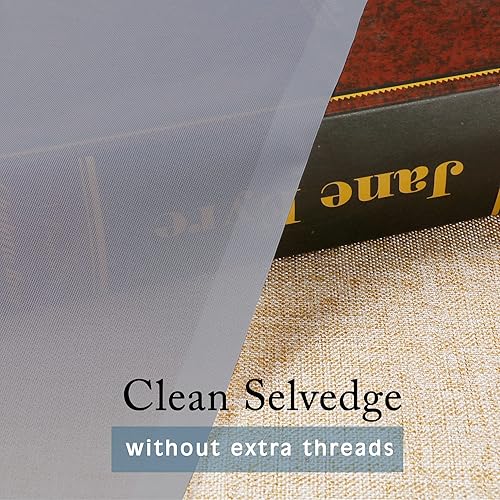 Miniatura 9 de OWENIE Cortinas traslúcidas grises, cortinas transparentes de 84 pulgadas de largo, juego de 2 paneles de gasa con bolsillo para barra, cortinas