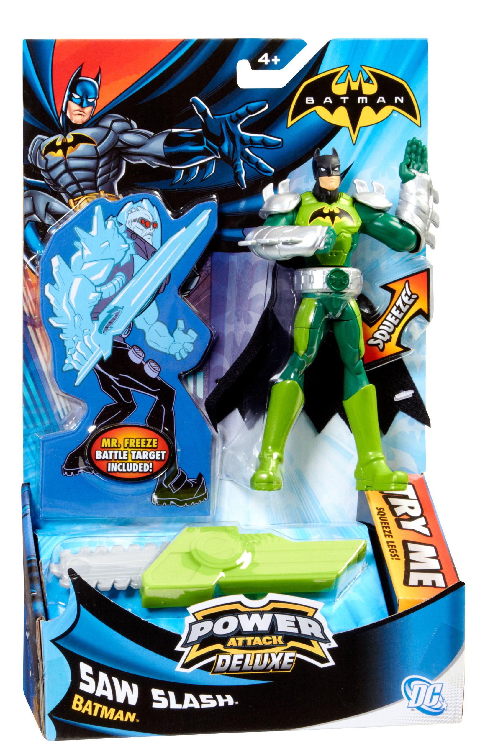 Batman Power Attack Fighting Sawblade Slash Batman, Figures
