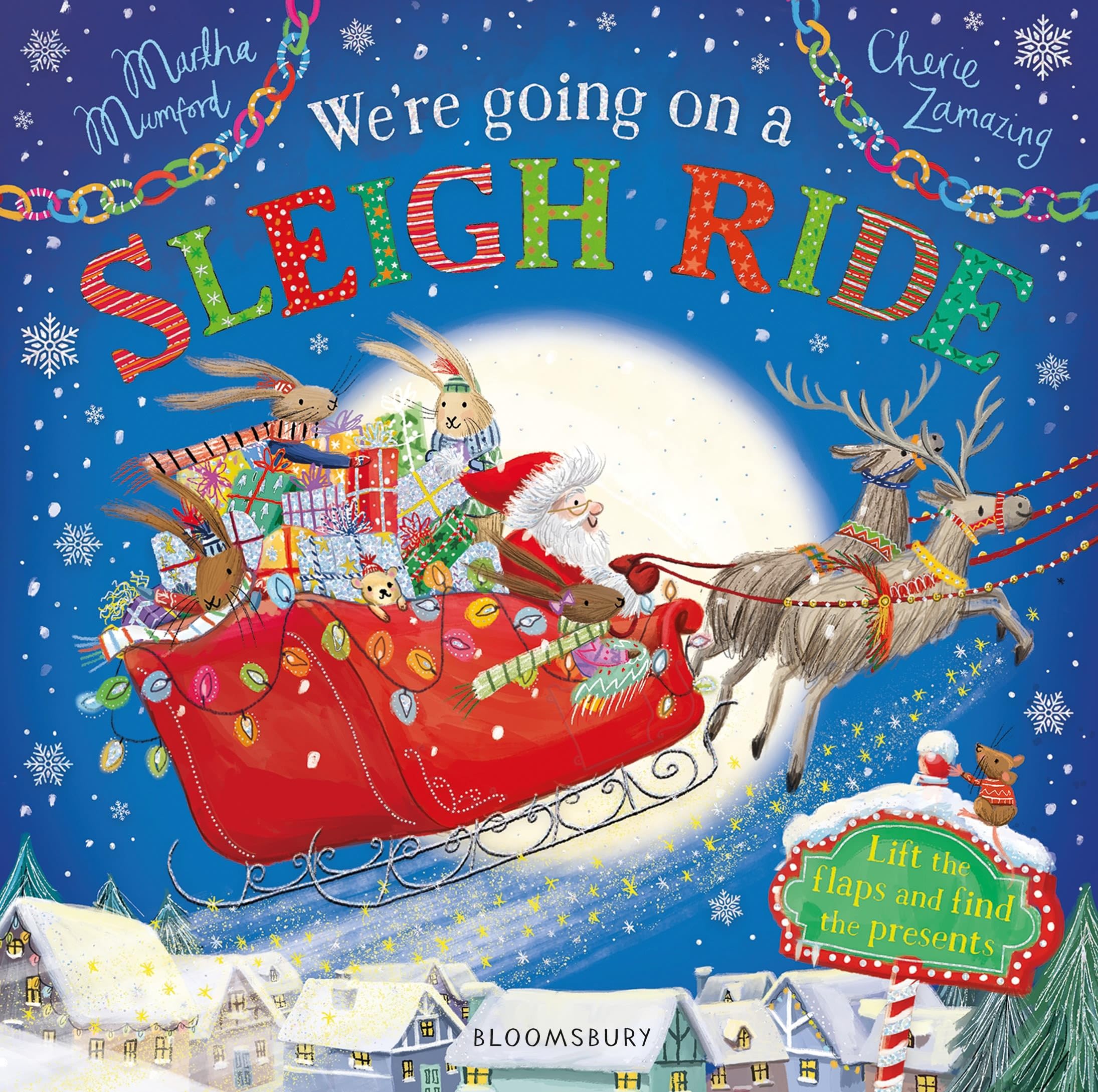 We're Going on a Sleigh Ride: A Lift-the-Flap Adventure (The Bunnies of Hoppity Hill)