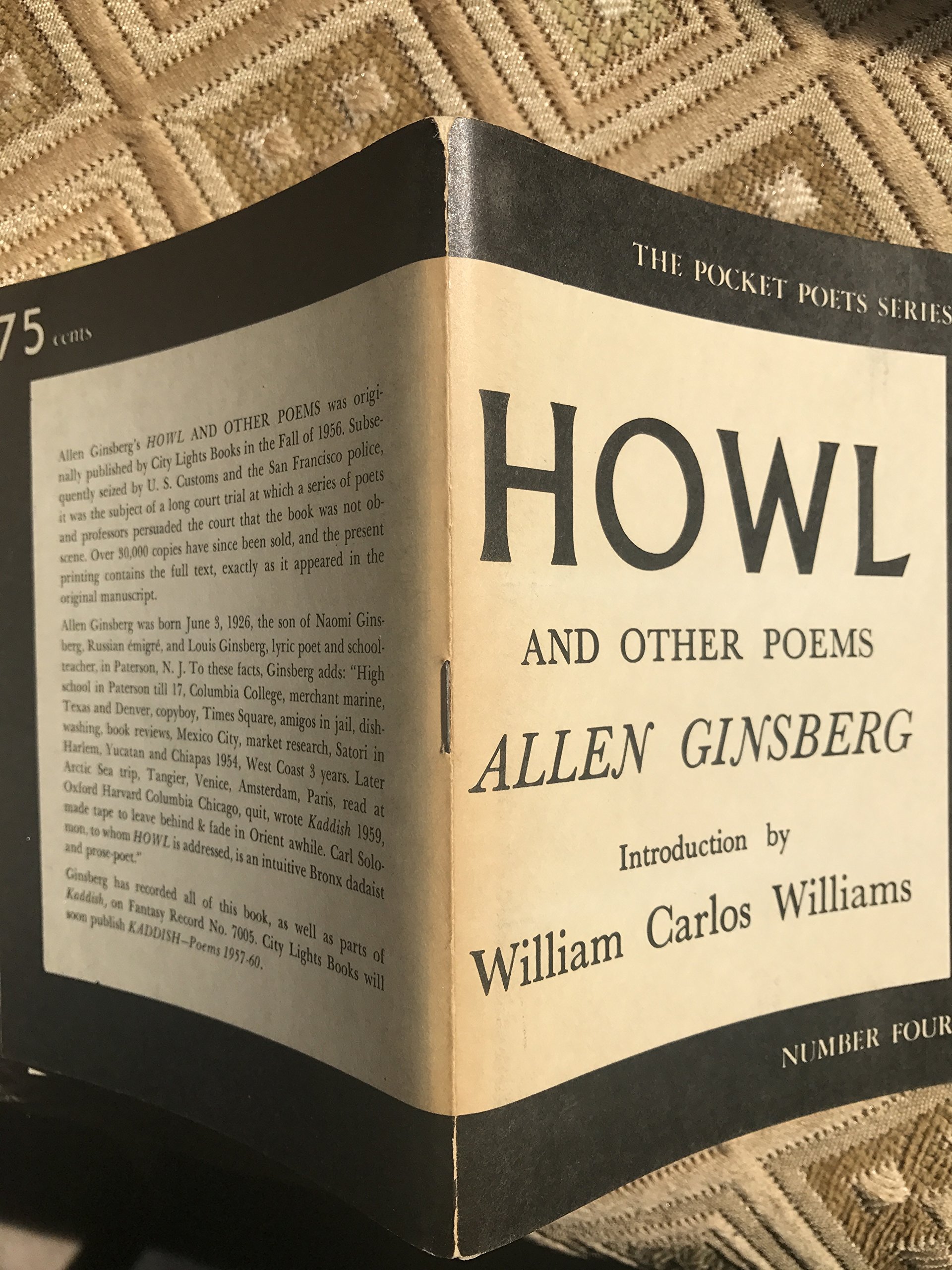 Howl and Other Poems: Intr. by William C. Williams (City Lights Pocket Poets Series, Band 4)