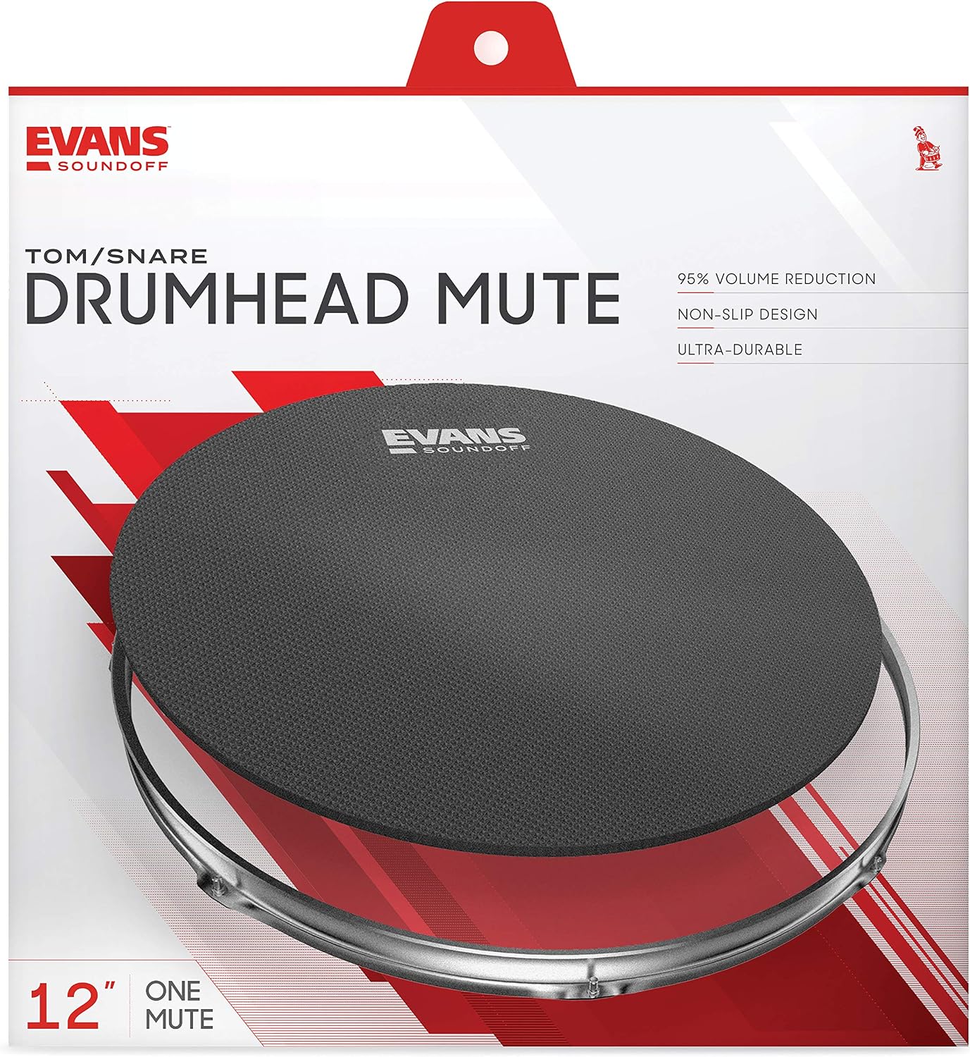 Evans SO-12 SoundOff 12 inch Drum Mute Pack, Black, 12-inch - Image 3
