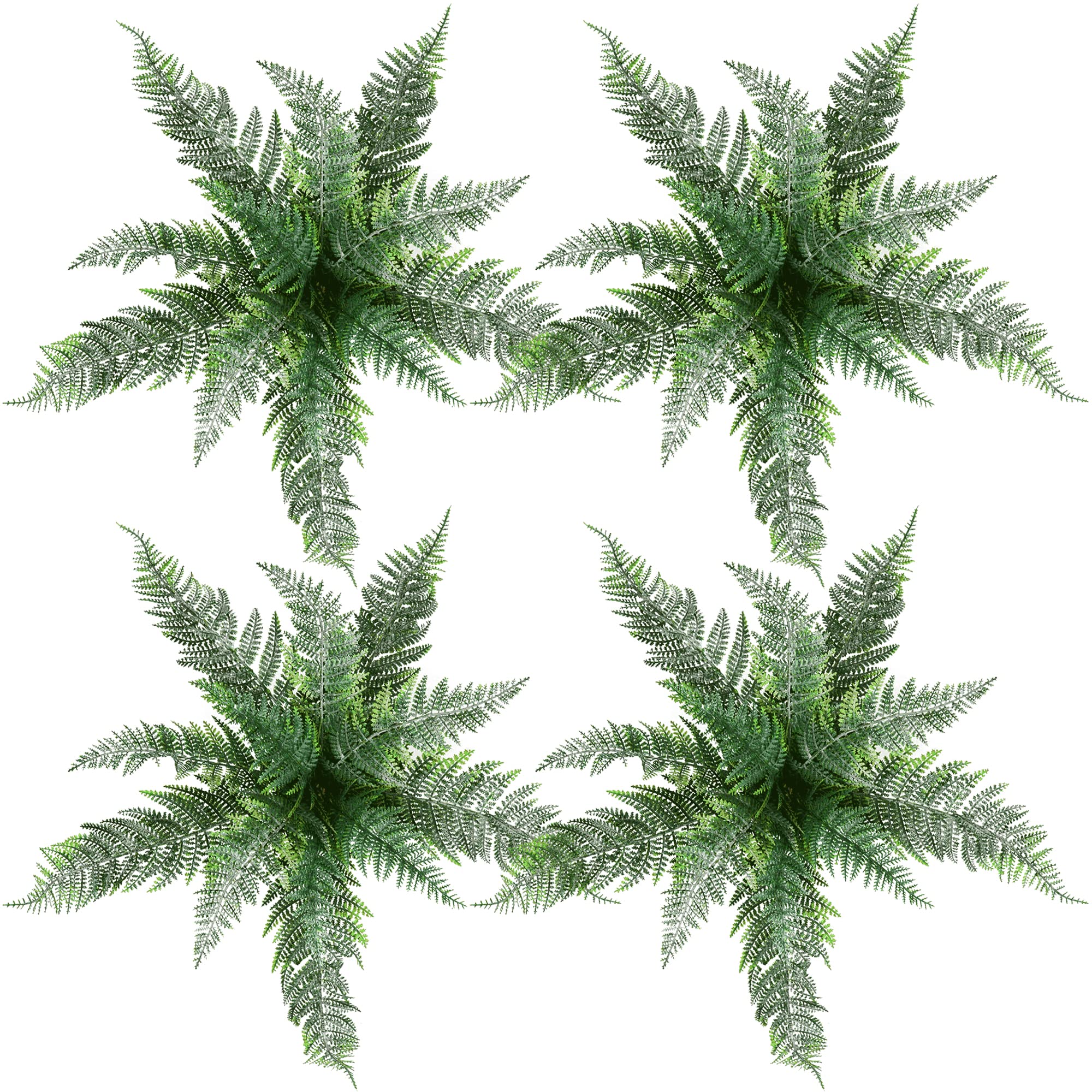 Buy CongfuHepMui 4 Packs Artificial Ferns for Outdoors and Indoors, 28
