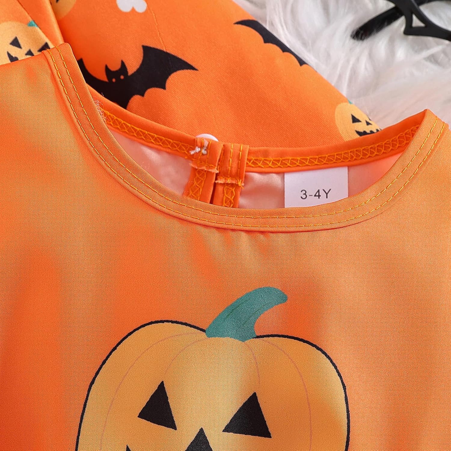 Toddler Baby Girl Halloween Outfits Sleeveless Dress And Long Sleeve Jacket 2pcs Set Kid Clothes