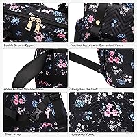 Vista 6 de Hidds - Mochila para laptop de mujer, mochila escolar universitaria, cartera para trabajo de negocios, bolsa de viaje, mochila para adolescentes