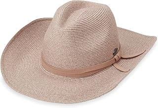 Wallaroo Women’s Denver Cowboy Hat (Taupe) – Modern Western Style | 3-Inch Brim | Adjustable 58 cm Fit | Packable Comfort