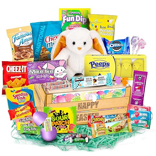 Easter Baskets for Kids Already Filled - Prefilled Easter Baskets for Teens, Adults, for Boys, and Girls - Easter Box