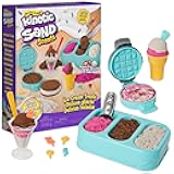 Kinetic Sand Scents, Ice Cream Treats Playset with 3 Colors Scented Play Sand & 6 Tools, Sensory Toys, Holiday Gifts & Stocking Stuffers for Kids Ages 3 and up