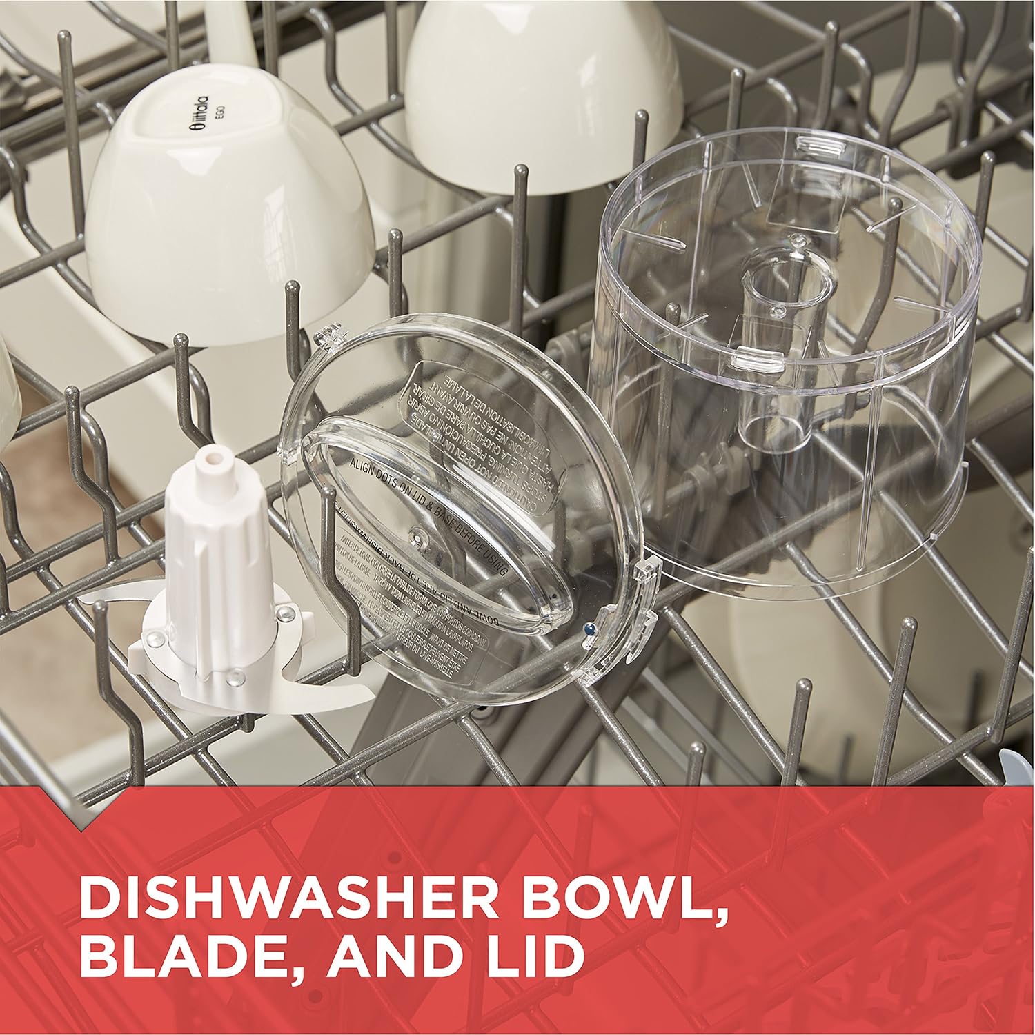 Black+Decker HC306 1.5 Electric Food Chopper, 2 Cup, White