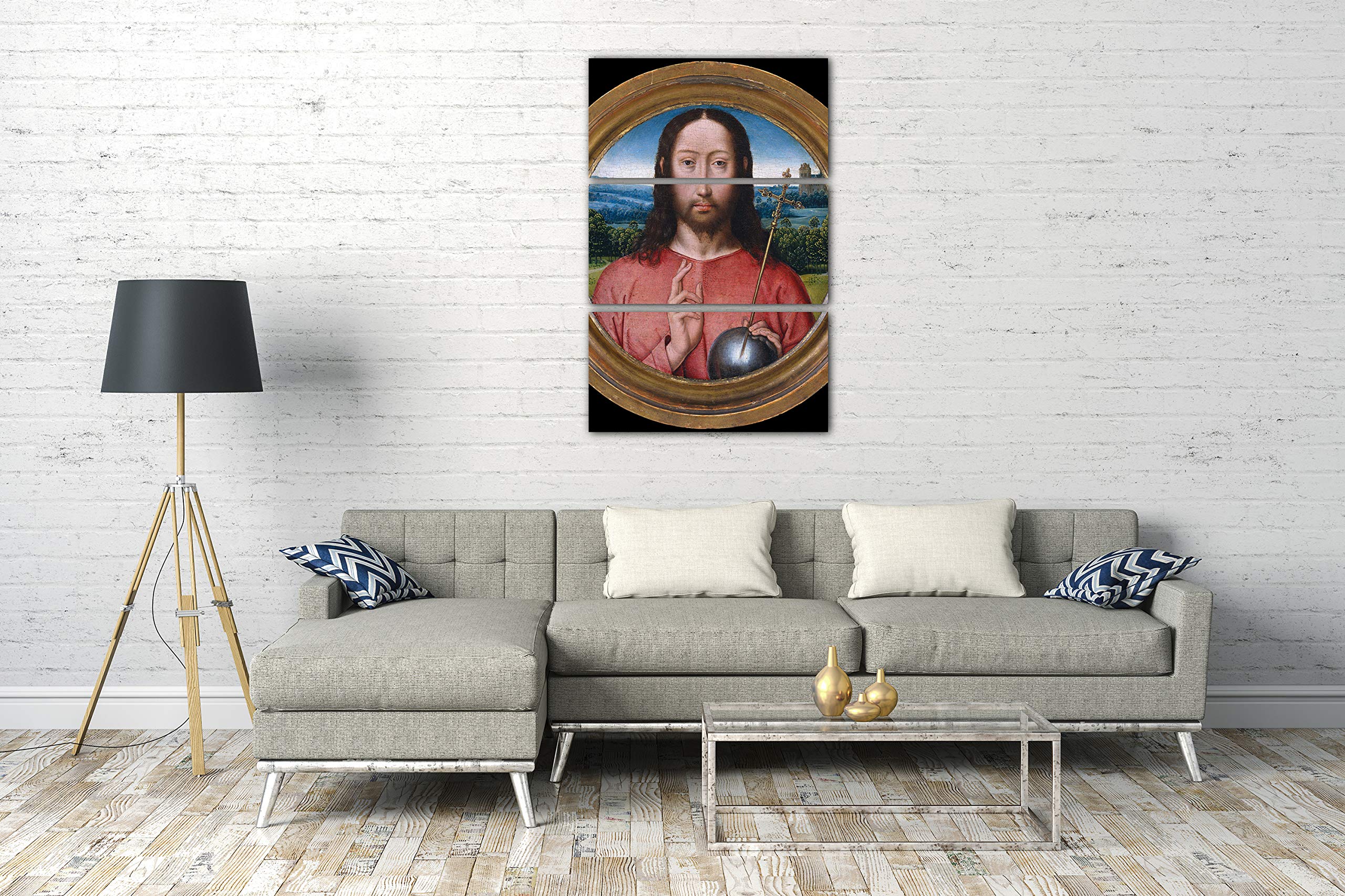 Printed Paintings Impresión sobre Lienzo Taller de Hans Memling - Salvator Mundi