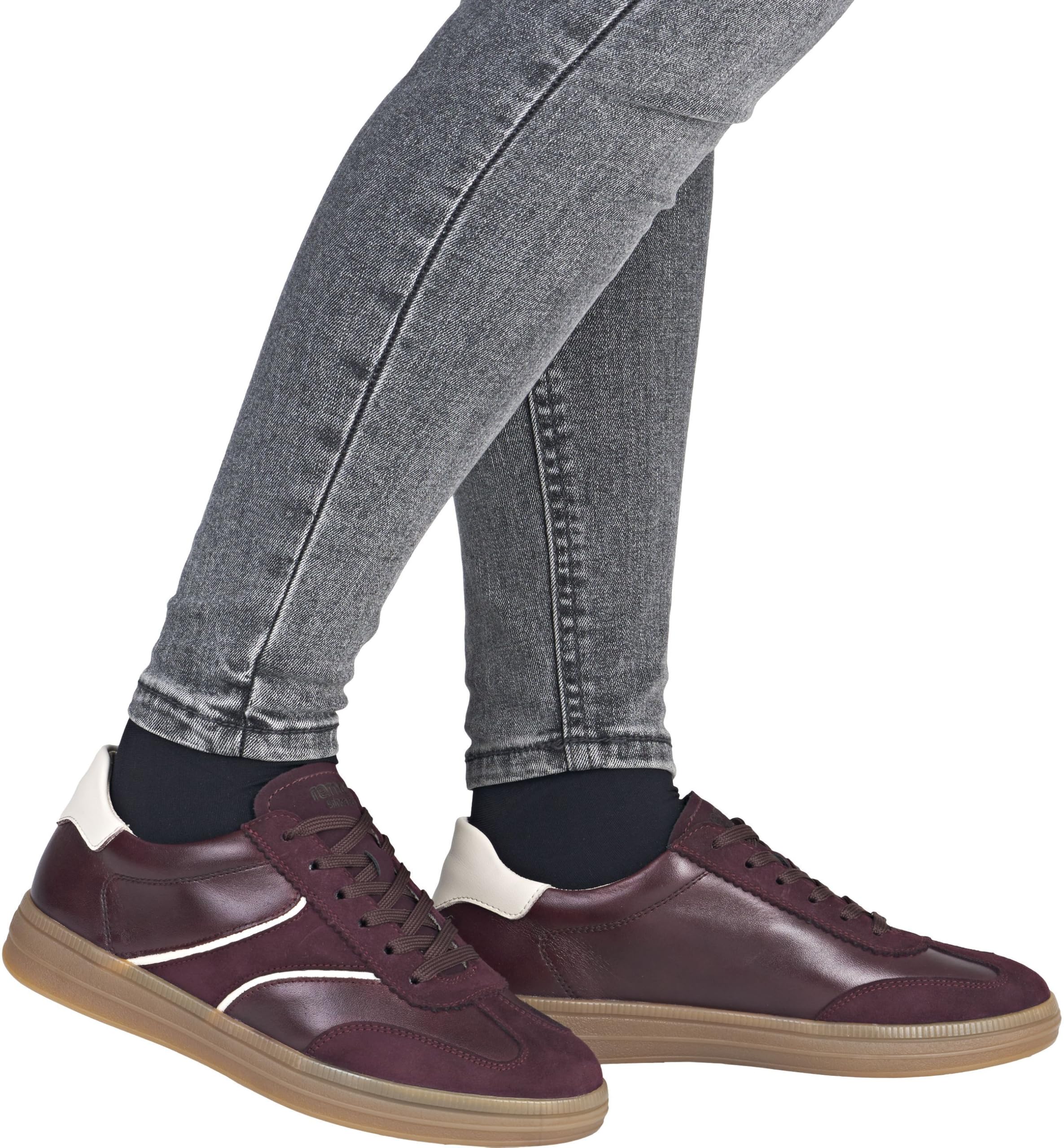 Remonte Damskie buty sportowe D2c05 Low, czerwone, 44 EU, Czerwony, 44 EU