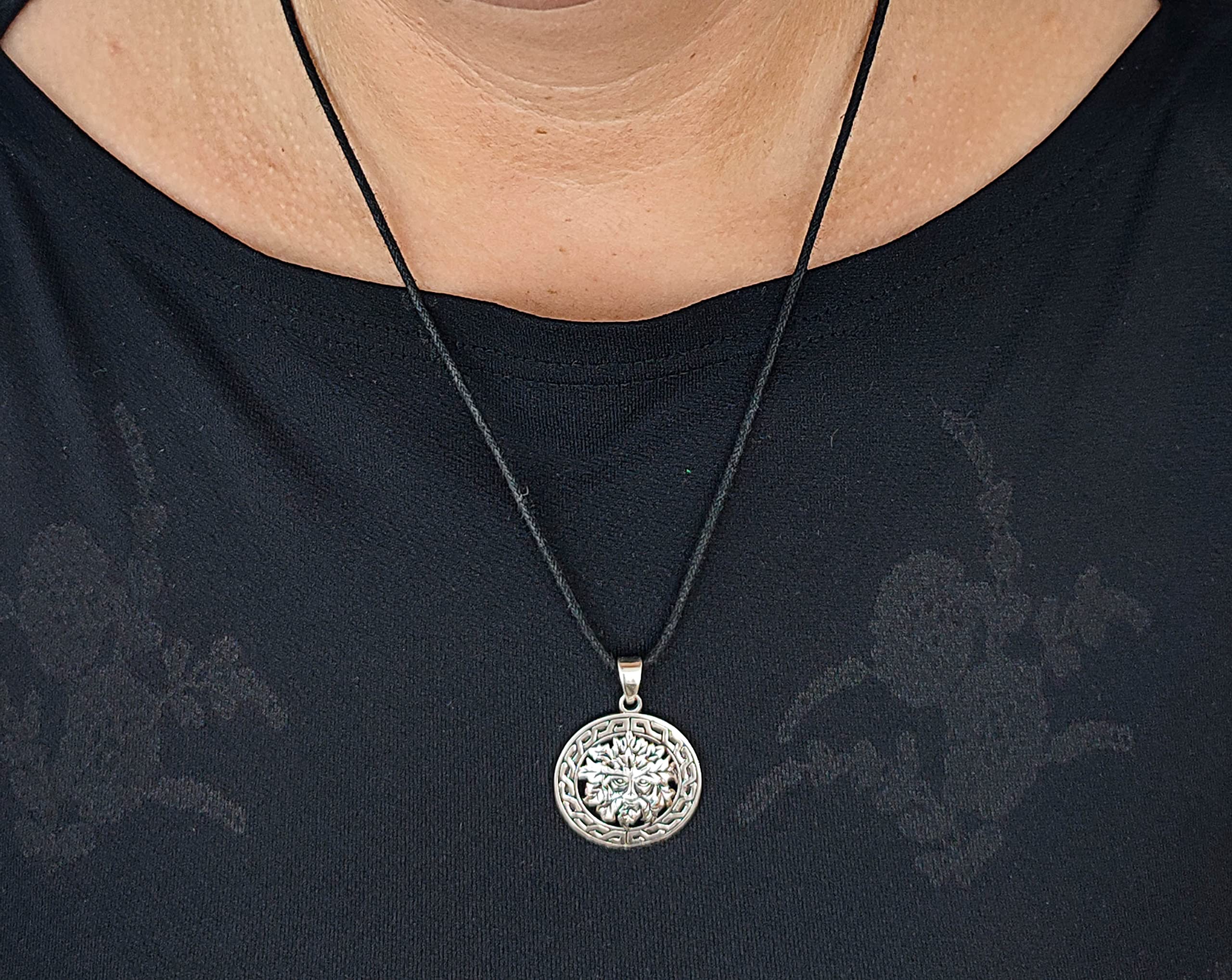 Kiss of Leather Anhänger Grüner Mann aus 925 Sterling Silber Nr. 361