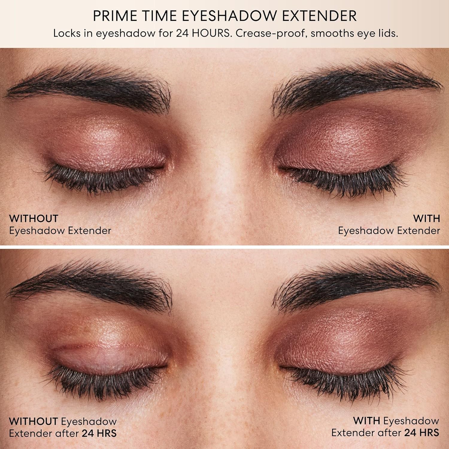 bareMinerals Prime Time Eyeshadow Extender, Primes + Smooths Eyelids For Eyeshadow Application, 24-Hour Wear, Crease-Proof, Waterproof, Vegan - Image 4