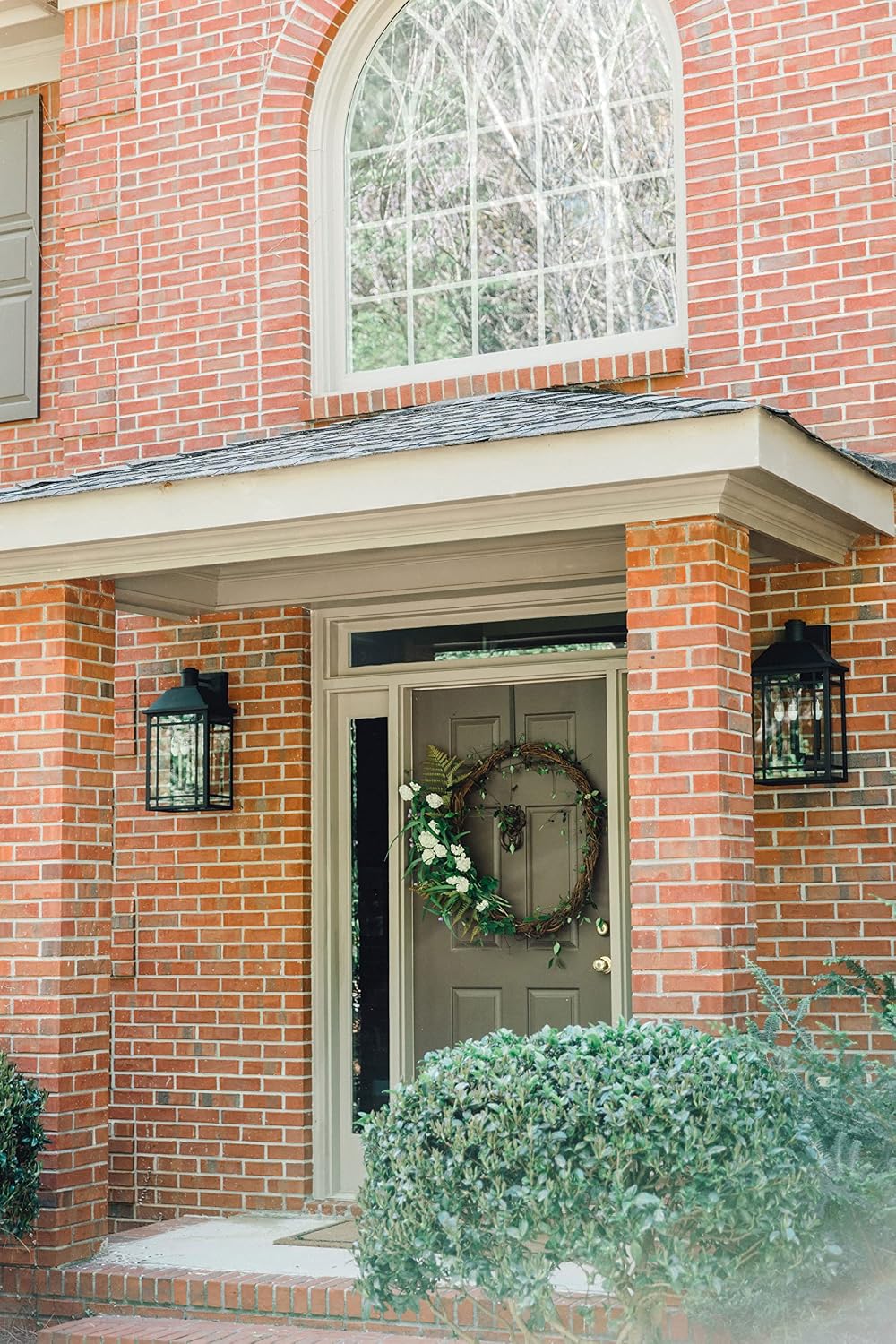 Capital Lighting 927131BK Braden Clear Glass Outdoor Wall Sconce, 3-Light 180 Total Watts, 23" H x 13" W, Black