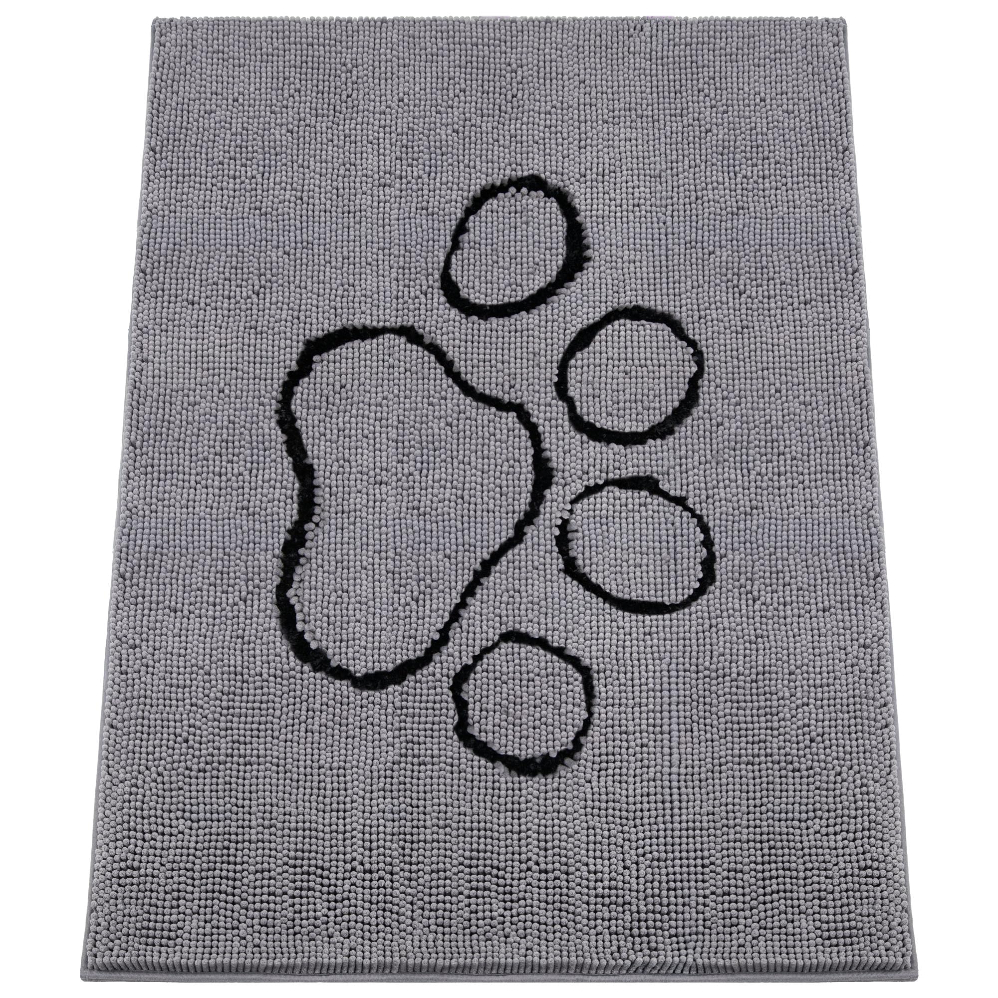 Absorbent Dog Door Mat for Muddy Paws, 5' x 4' Non Slip Chenille Mat