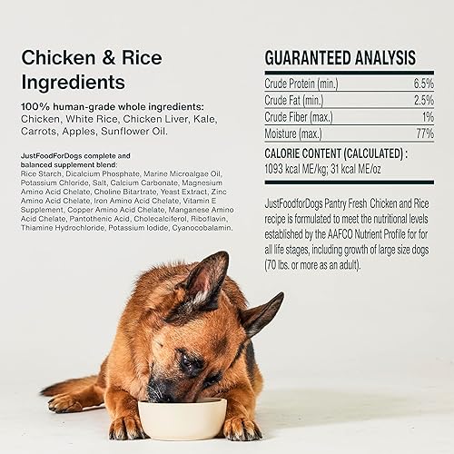 Miniatura 17 de JustFoodForDogs - Alimento fresco para perros, ingredientes de grado humano listos para servir, comida para perros adultos y cachorros