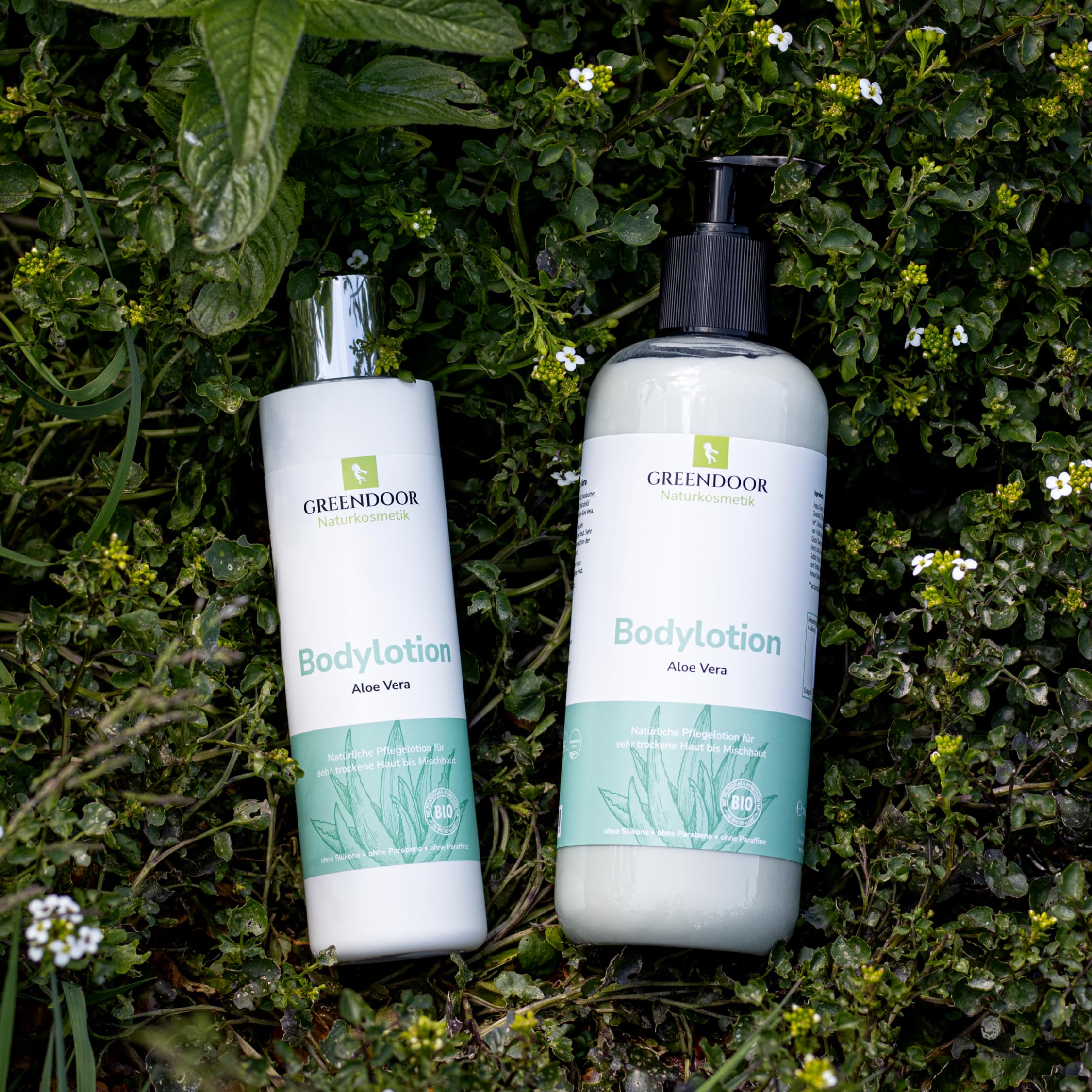 Vegane GREENDOOR Bodylotion Aloe Vera 250ml, Naturkosmetik Krperlotion,  Manufaktur-Qualitt ohne Silikon, ohne Parabene, natrliche Krpermilch  gegen trockene Haut, Natur Body Lotion : Amazon.de: Kosmetik