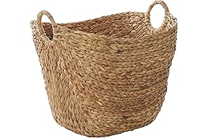 Large woven big basket for blankets