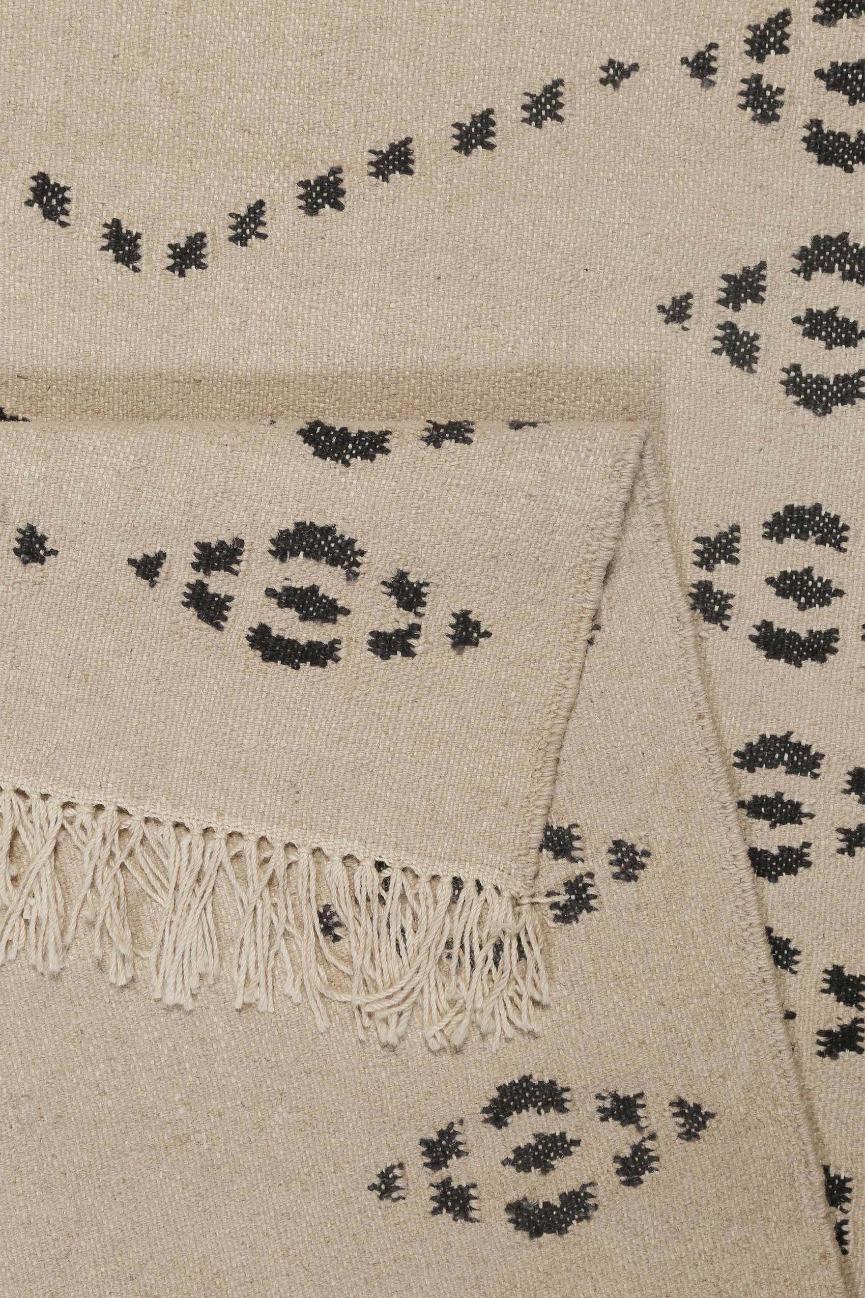 Belmont handgewebter Handweb-Teppich, 200 x 290 cm, beige