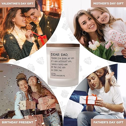 Miniatura 7 de Dear Dad If I Had A Different Dad If I Had Different Dad I Would Punch Him in the Face and Go Find You Your Favorite Candle Birthday Gifts for Him -