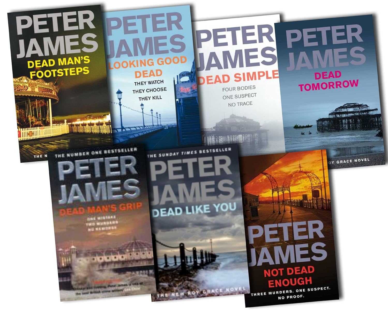 Peter James Roy Grace Novel 7 Books Collection Pack Set RRP: £54.93