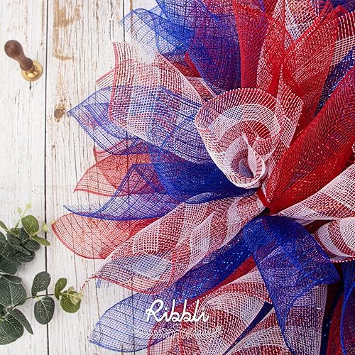 Miniatura 6 de Ribbli Cinta de malla metálica dorada champán, lámina de lujo y tira de purpurina para árbol de Navidad, corona, guirnaldas de boda, 10 pulgadas x