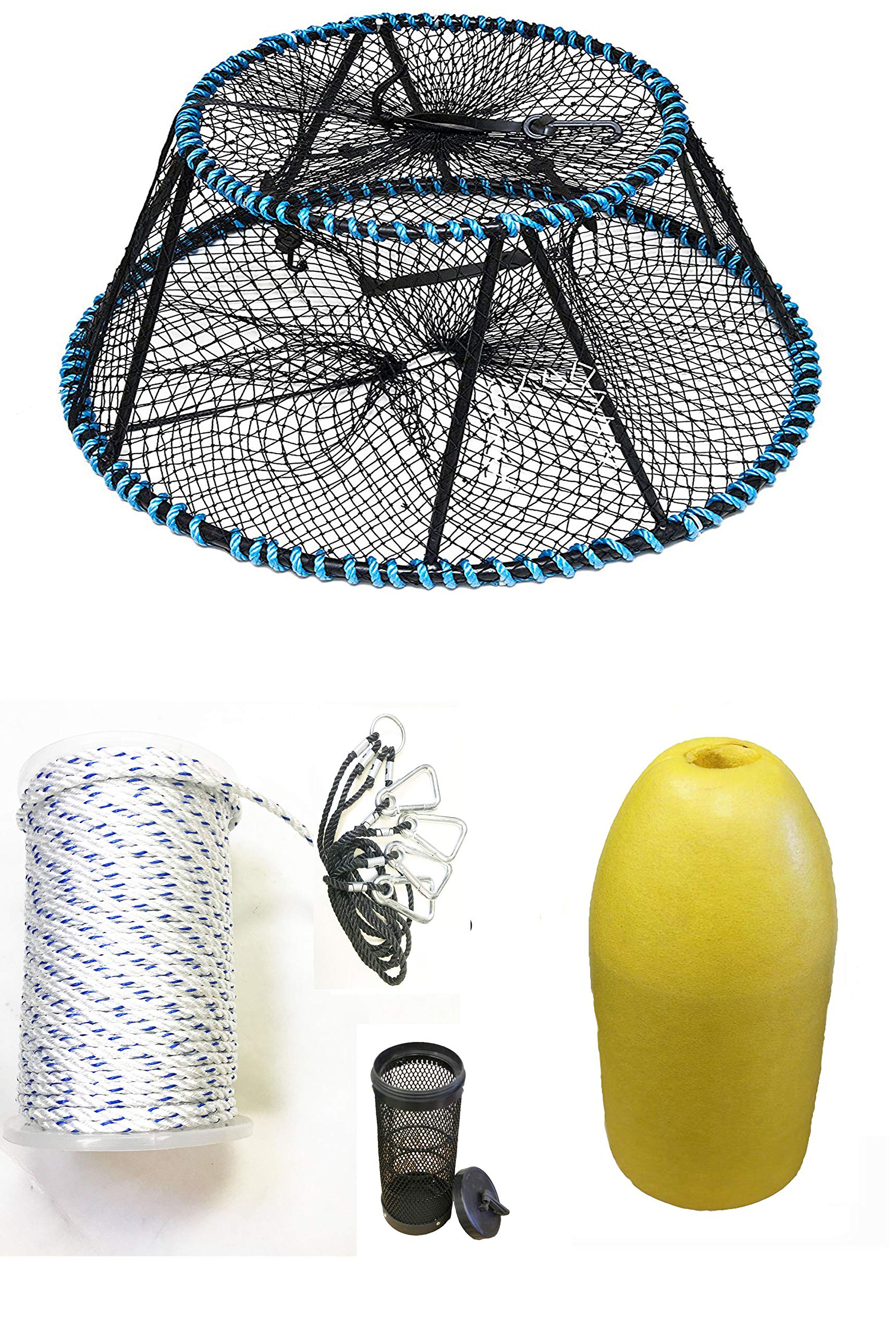 KUFA Sports Vinyl Coated Tower Style Prawn Trap(30