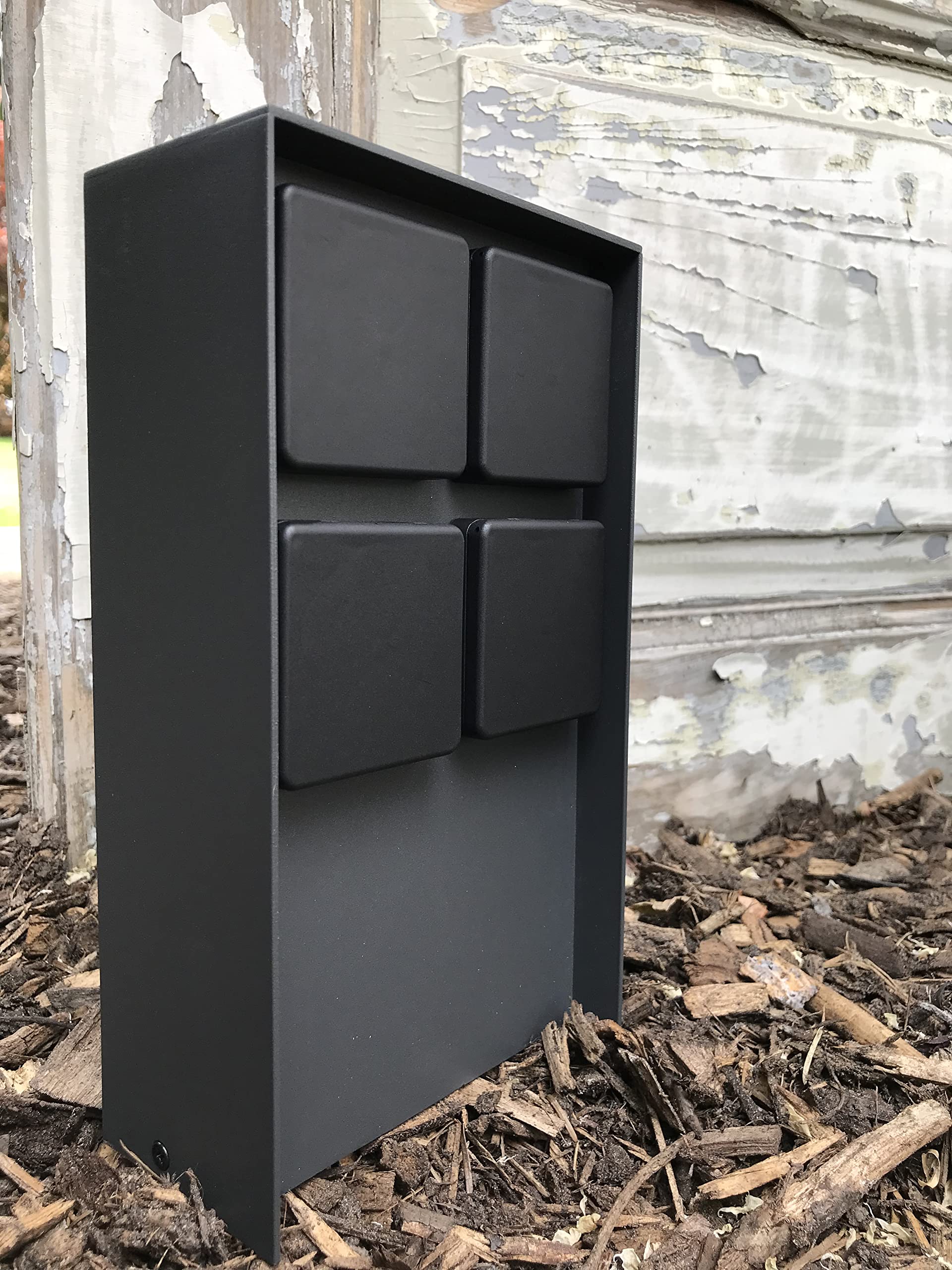 BOLD 19561 Prise de Courant extérieure pour Jardin Abano avec fiche à 4 Prises en Anthracite (Prise de Courant extérieure IP44 | 3680 Watt | Installation Facile | Emballage sans Plastique)