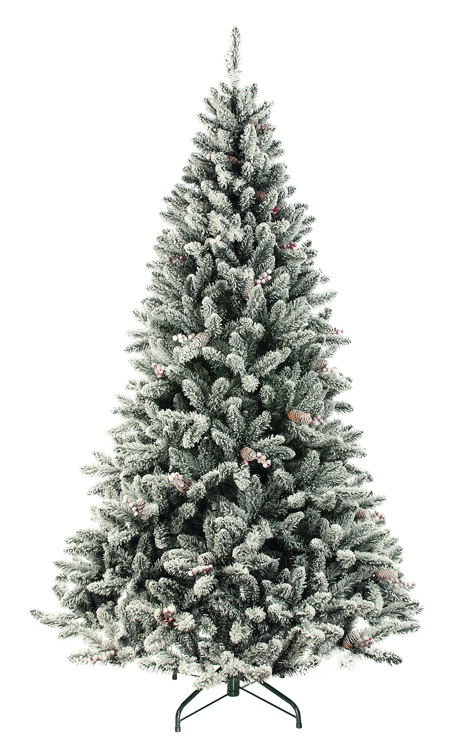 Festive Sapin de Noël Cassia floqué 180 cm