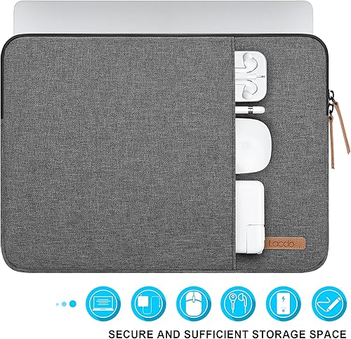 Miniatura 4 de Lacdo Funda protectora de 360 para MacBook Air M4 A3241 2025, M3 A3114, M2 A2941 2024-2023, MacBook Pro A1990 A1707 de 15 pulgadas, bolsa para