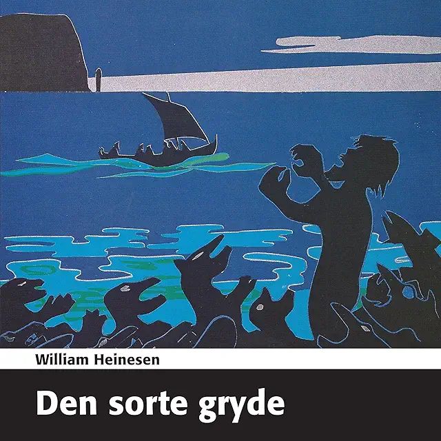 Den sorte gryde: Sorte bukser med hvid syning - Elegant og stilfuld