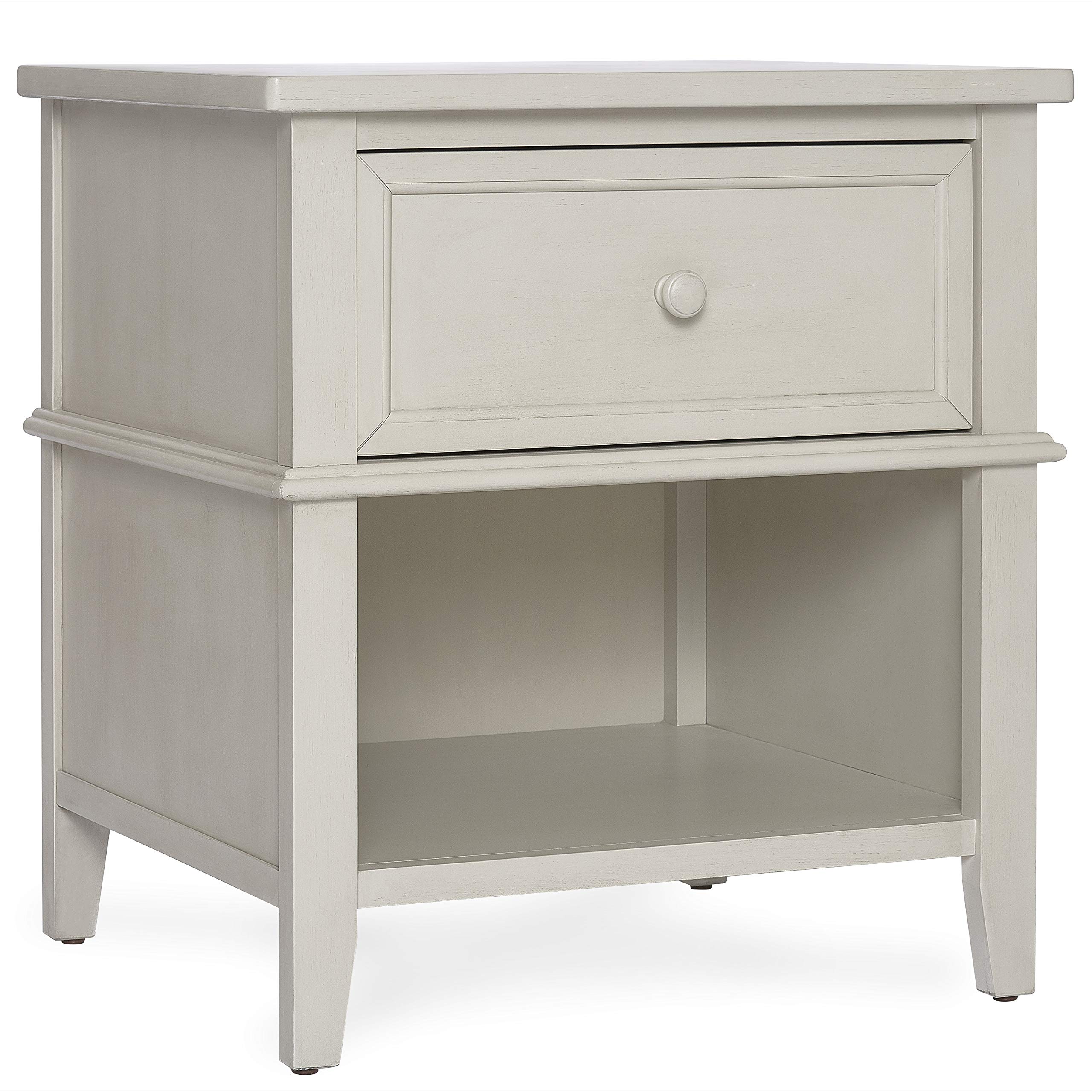 Buy Evolur Universal Nightstand, Antique Grey/Cloud Online at