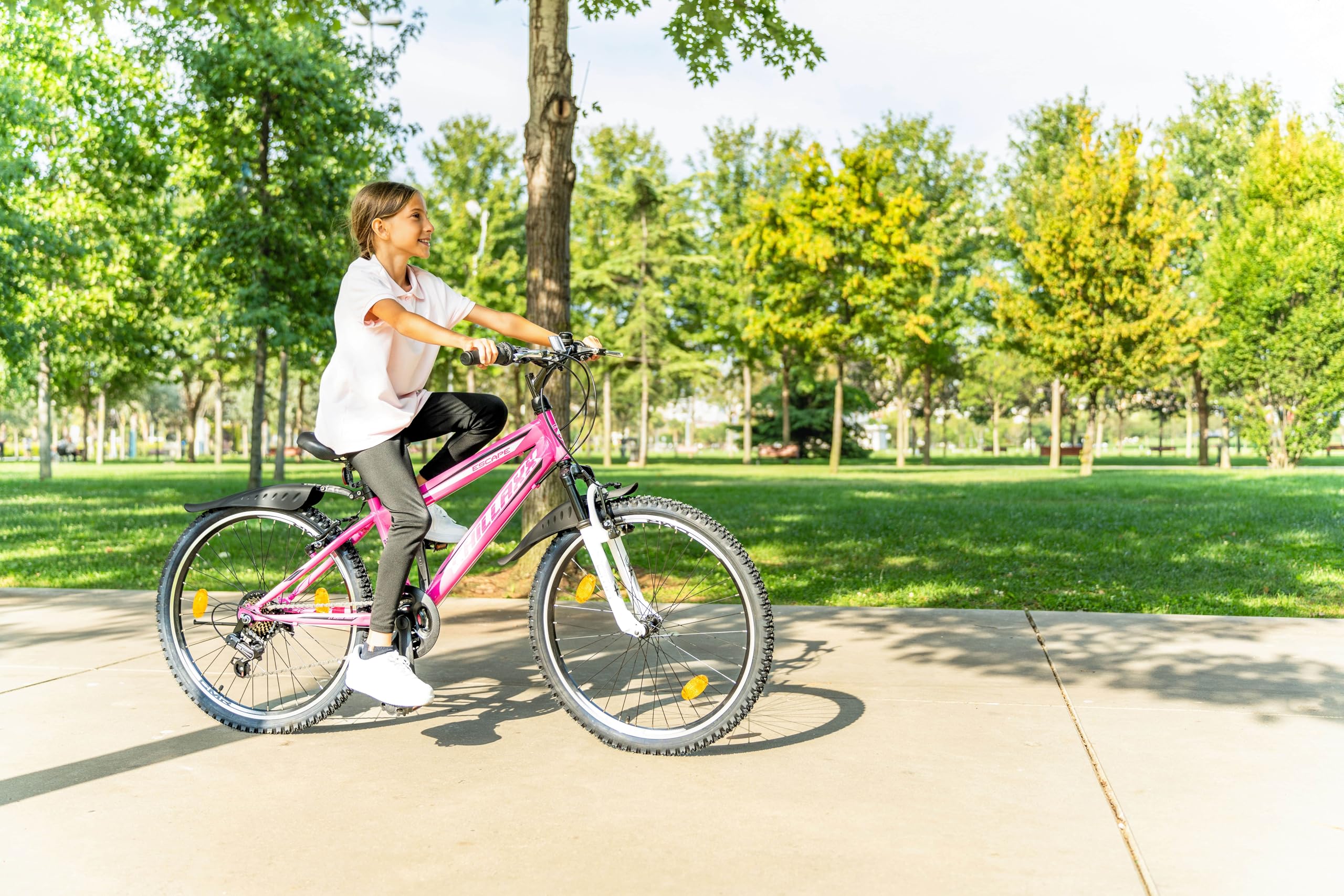 Chillaxx Bike Escape Premium VTT de 24 et 26 pouces pour filles, garçons, hommes et femmes, 21 vitesses