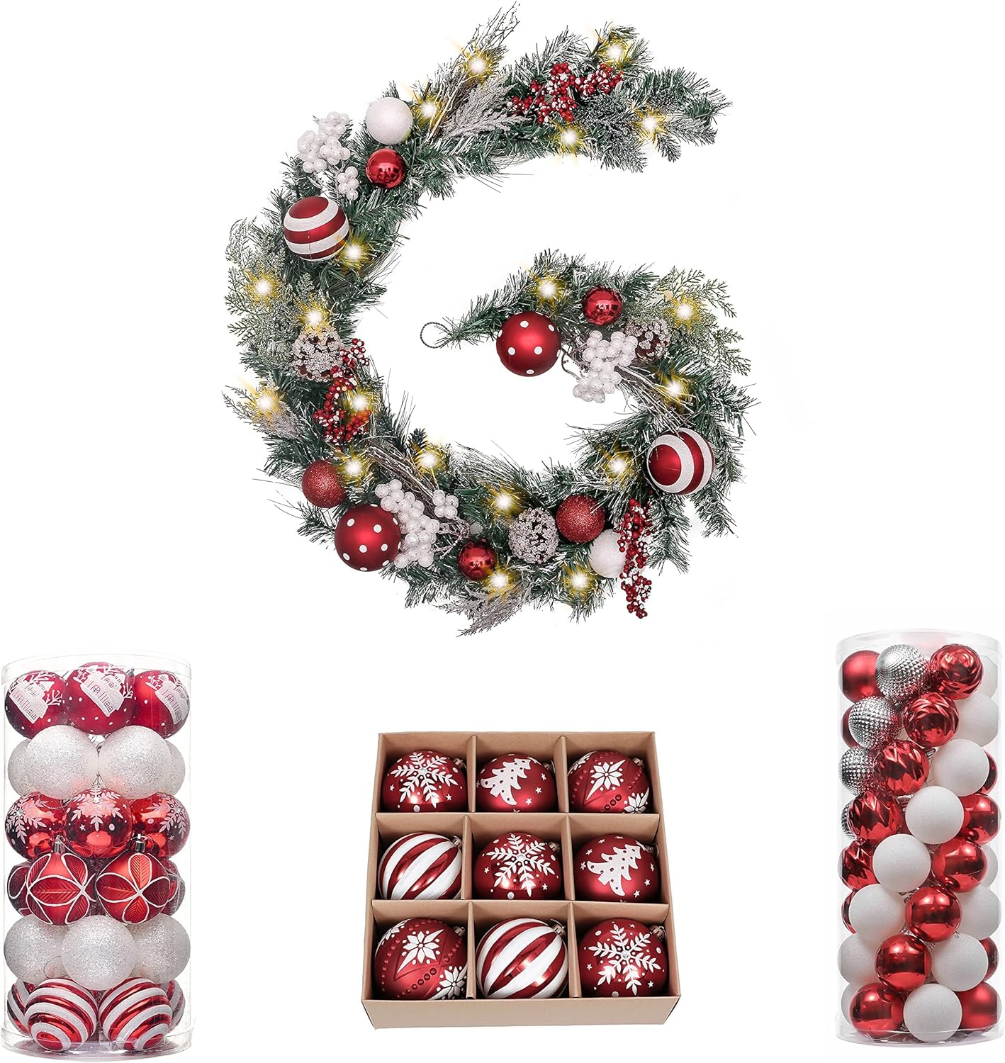 Valery Madelyn Christmas Ornaments Value Bundle (4 Items