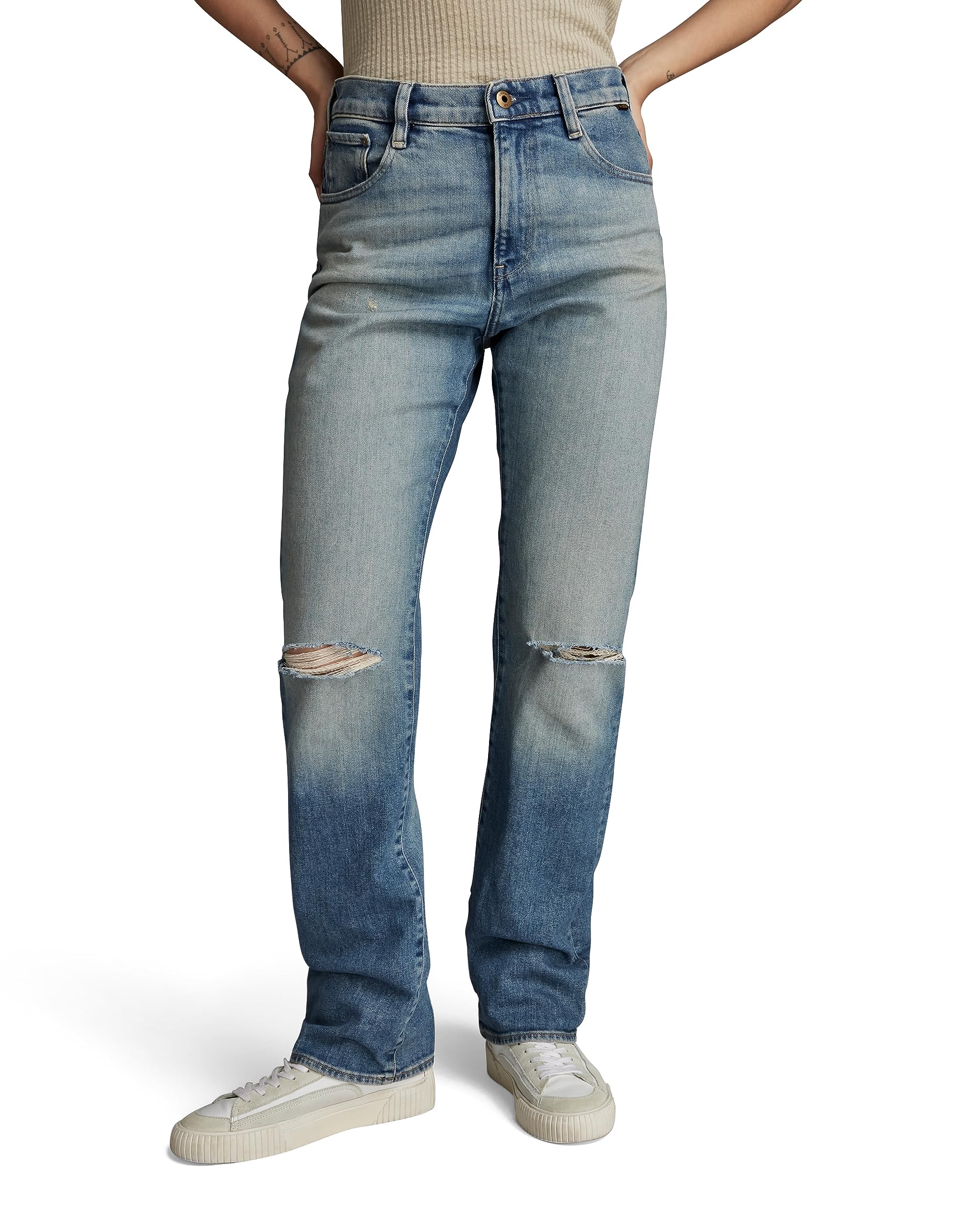 G-STAR Viktoria High Straight Jeans Jeans Mujer