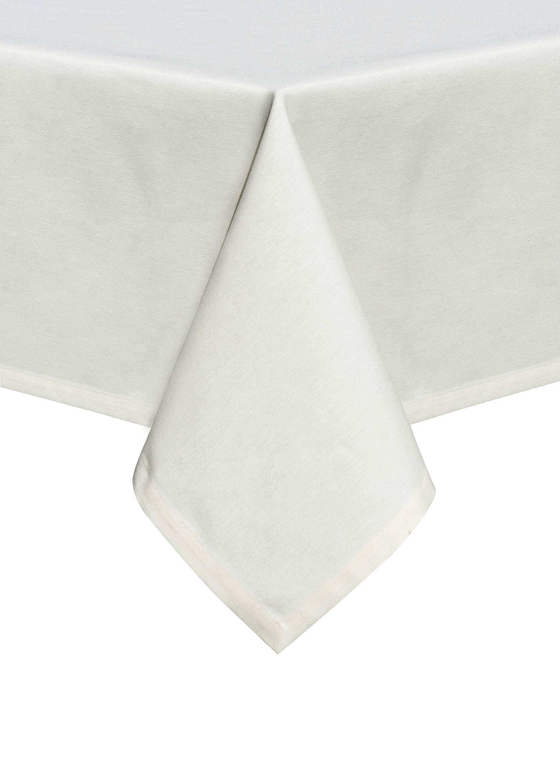 Tissum Trinity Water Repellent Casual Tablecloth (Ecru, 60"x110")