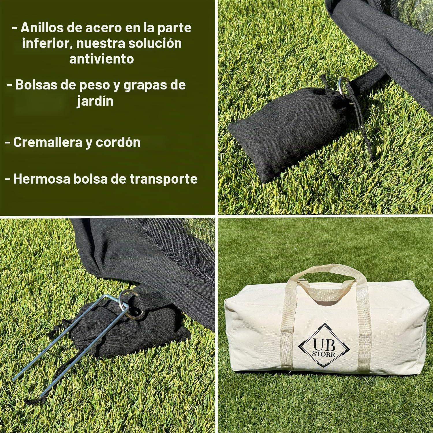 Mosquitero para Patio 4 x 3 M | Tamaños Muy Grandes y Tela diseñada para Exteriores | Negra Red de Pantalla para casa de Insectos para cenador, Porche y terraza de jardín | Bug & Fly Canopy para porche, jardín y terraza | Pantalla de insectos para el hoga